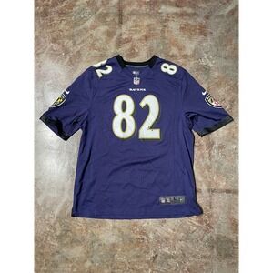 Vintage Baltimore Ravens Torrey Smith #82 Jersey Rare Authentic NFL Sz L *